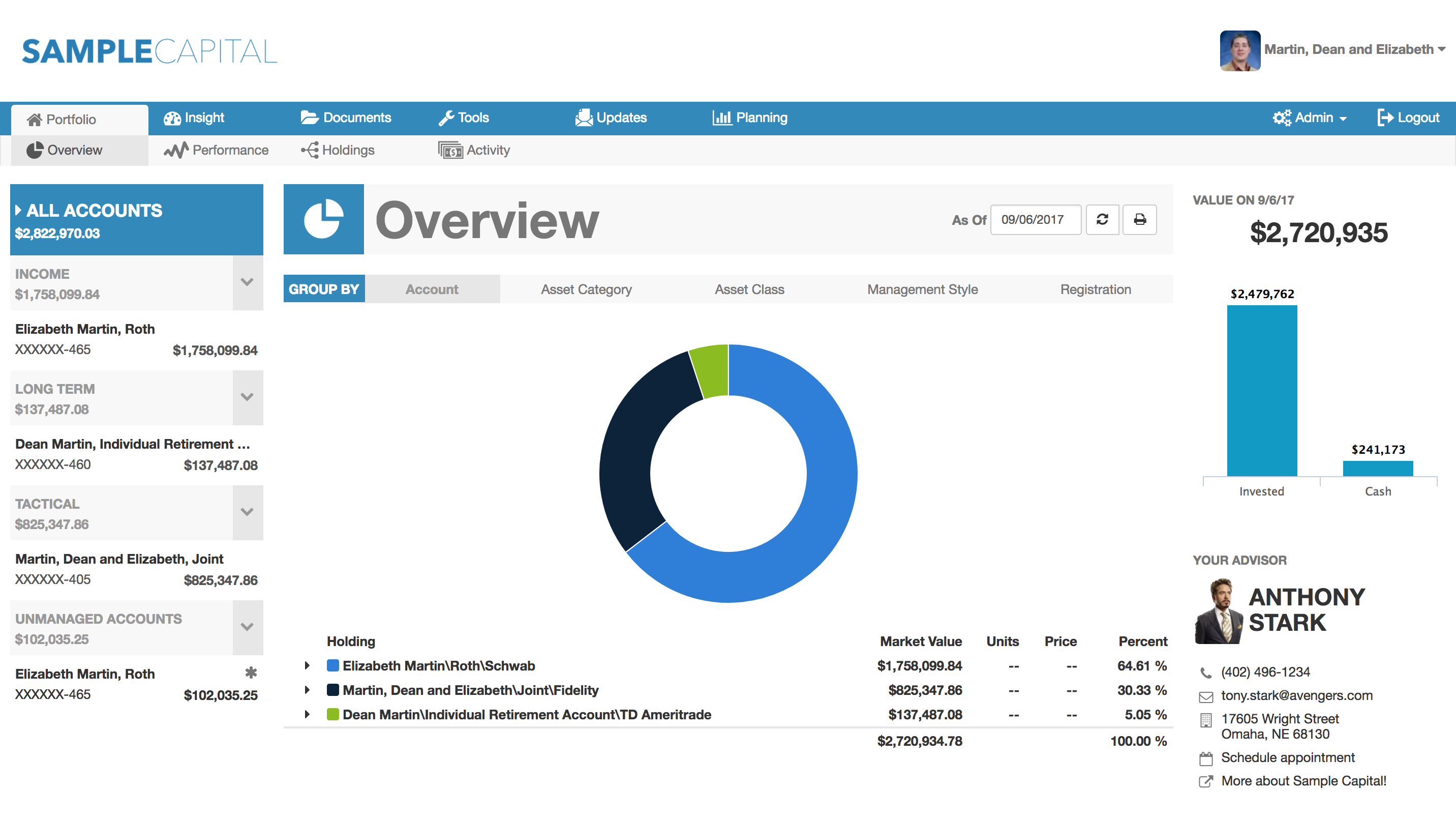 Orion Connect Orion Advisor Services